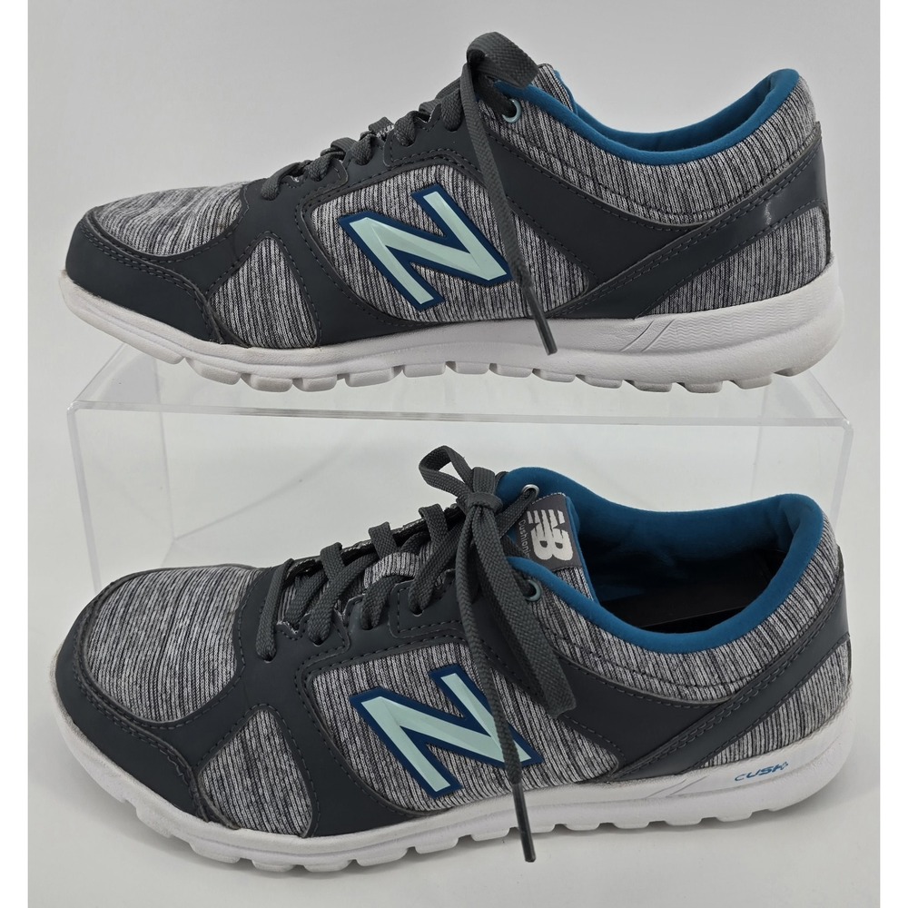 New Balance 317 Women's Running Shoes Sz 9 Gray Blue Athletic‎ Sneaker Cushion